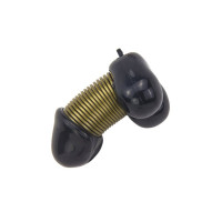 Брелок в виде пениса на пружине Roomfun SEXY MOBILE Key Ring черно-золотой