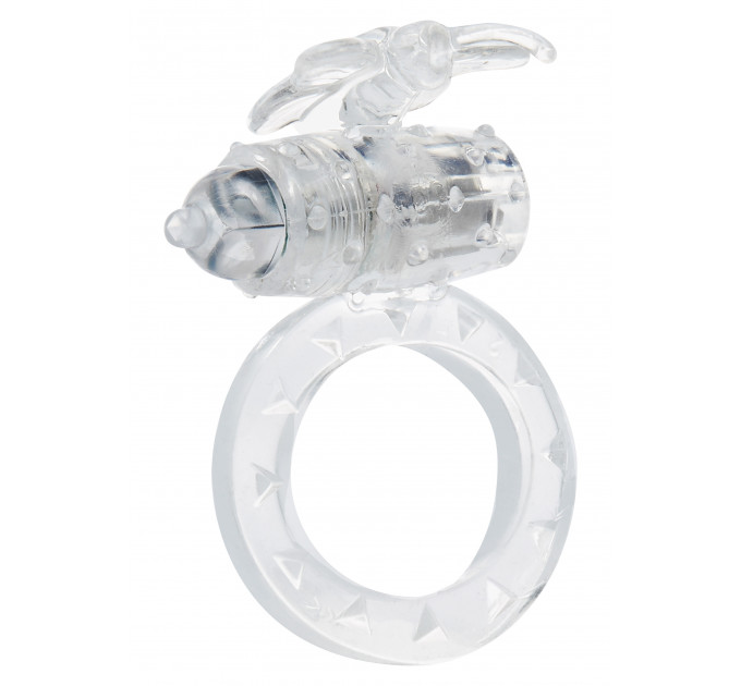 Эрекционное кольцо с вибрацией Flutter Ring Vibrating Transparant