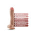 Фалоімітатор гігант реаліст Blush Dr. Skin Mr. Savage на присосці, бежевий
