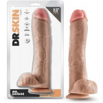 Фалоімітатор гігант реаліст Blush Dr. Skin Mr. Savage на присосці, бежевий