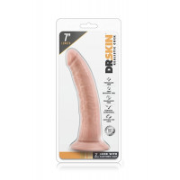 Фалоімітатор реалістичний з деталізованими вінками Blush Dr.Skin на присосці, тілесний