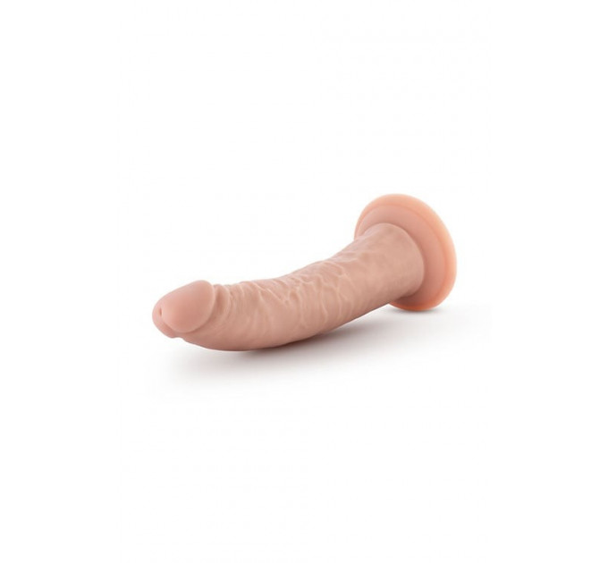 Фалоімітатор реалістичний з деталізованими вінками Blush Dr.Skin на присосці, тілесний