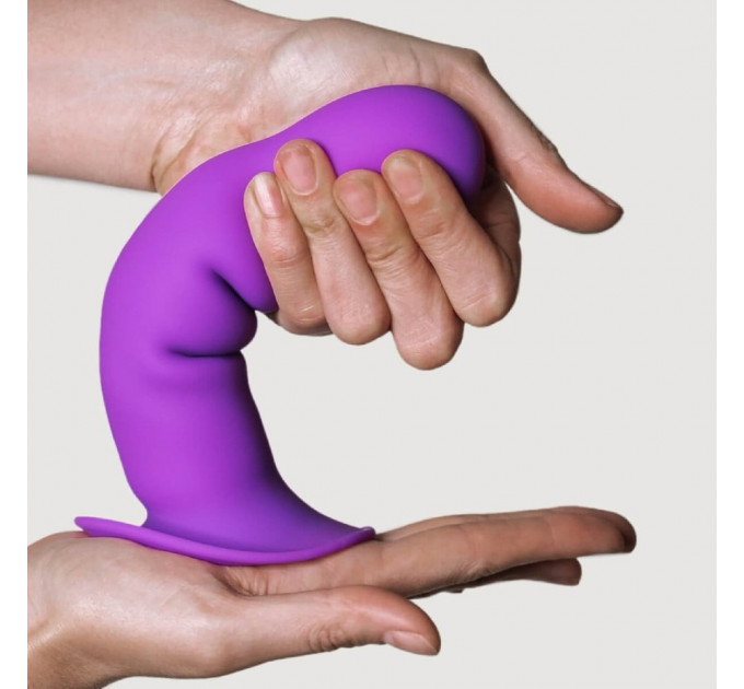 Фаллоимитатор термореактивный Adrien Lastic Hitsens 3 фиолетовый