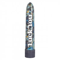 Класичний вібратор CalExotics Naughty Bits: Fuck You Personal Vibrator - Free Shipping
