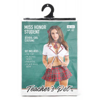 Костюм школярки у клітинку Teacher's Pet, у наборі 4 предмети