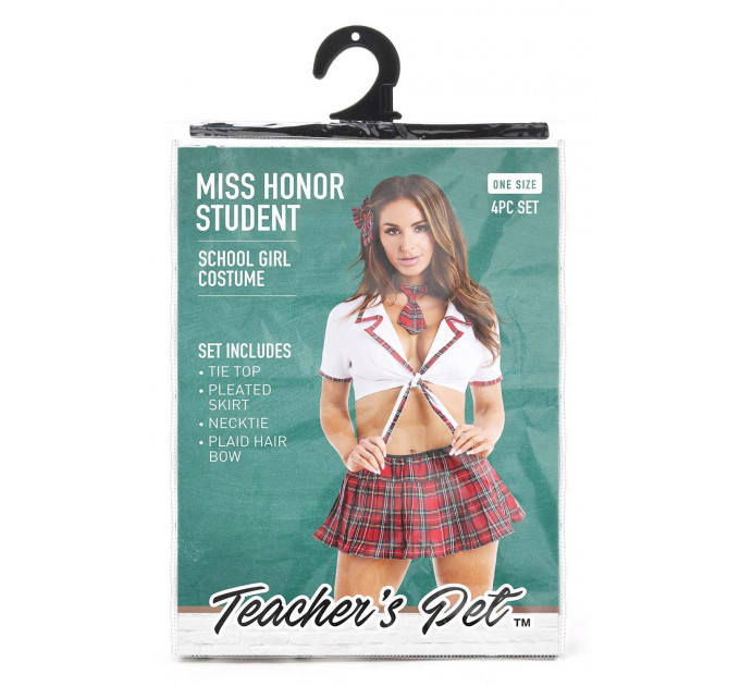 Костюм школьницы Teacher''s Pet, в наборе 4 предмета