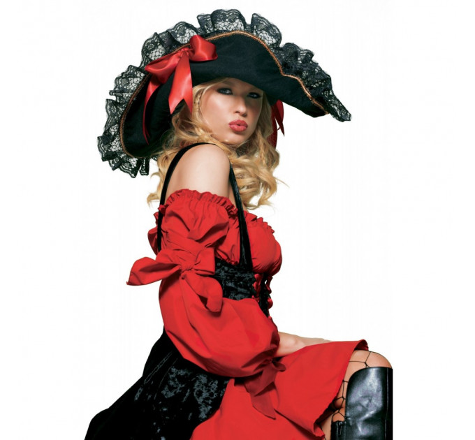 Костюм сексуальної піратки Leg Avenue Vixen Pirate Wench, 1 предмет, розмір L
