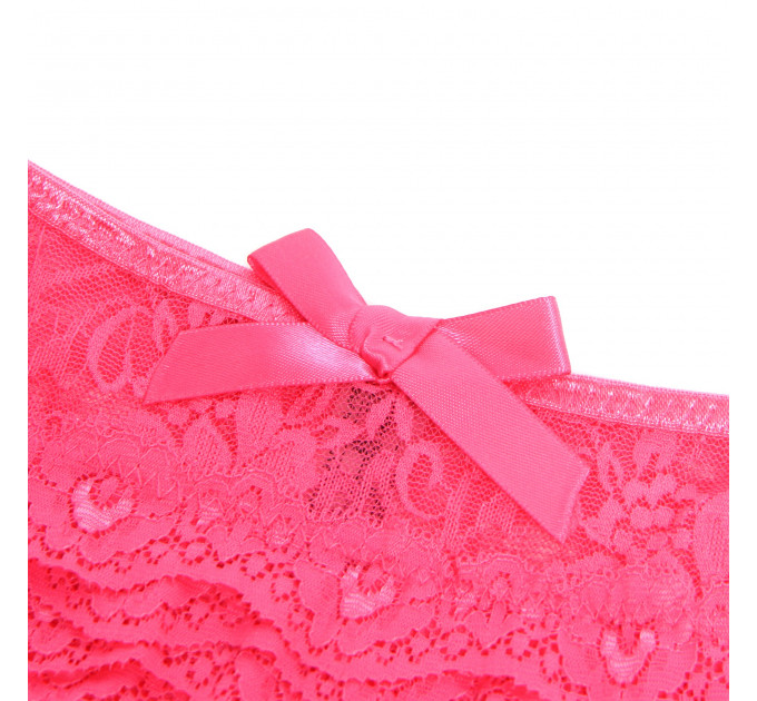Мереживні труси з доступом Star Night, рожеві, S