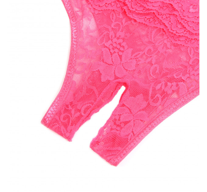 Мереживні труси з доступом Star Night, рожеві, S