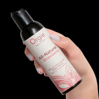 Лубрикант на водній основі зі смаком полуниці All Natural Strawberry, 150 мл