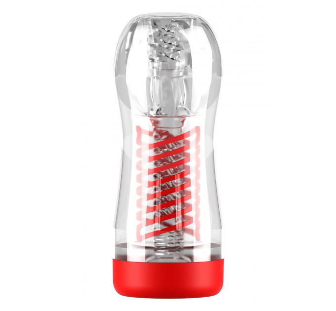 Мастурбатор Pipedream PDX Elite Viewtube 2 прозорий, 18 см