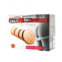 Мастурбатор вагина реалистичная с кольцами Crazy Bull Masturbator Vagina