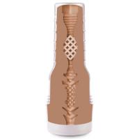 Мастурбатор Вагина в колбе Fleshlight Autumn Falls, киберкожа, бежевый