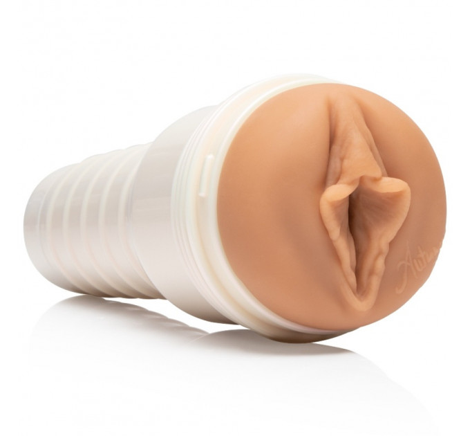 Мастурбатор Вагина в колбе Fleshlight Autumn Falls, киберкожа, бежевый