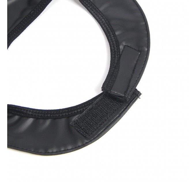 Міні-сукня з блискавкою та підтяжками Star Night з імітації шкіри, чорна, S