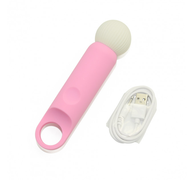 Міні-вібратор-мікрофон Sweet Em, 10 режимів, рожевий