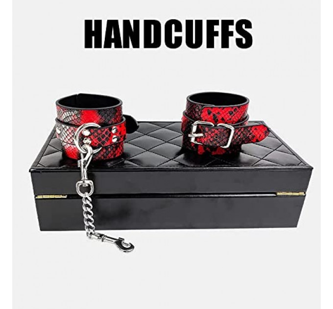 Набор бдсм DS Fetish Lanwan Restraints Kit в чемодане 10 предметов