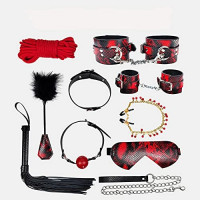 Набор бдсм DS Fetish Lanwan Restraints Kit в чемодане 10 предметов