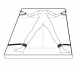Набор для бондажа на кровать с манжетами для рук и ног Under Mattress Restraint Set, черный