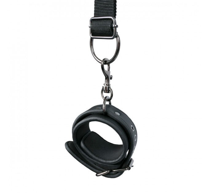 Набор для бондажа на кровать с манжетами для рук и ног Under Mattress Restraint Set, черный