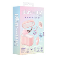 Набор вибраторов Blush Play With Me с пуьтом и кейсом, розовый, 2 шт