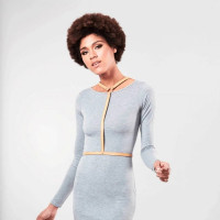 Портупея с кольцом на шее MAZE Bijoux Indiscrets бежевая, OS