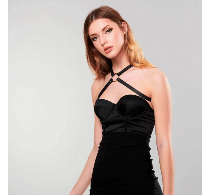 Портупея из экокожи Bijoux Indiscrets Maze – Cross Cleavage