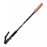 Реалістична насадка на регульованій довгій чорній рукояті Dick Stick - Dildo On Expandable Rod