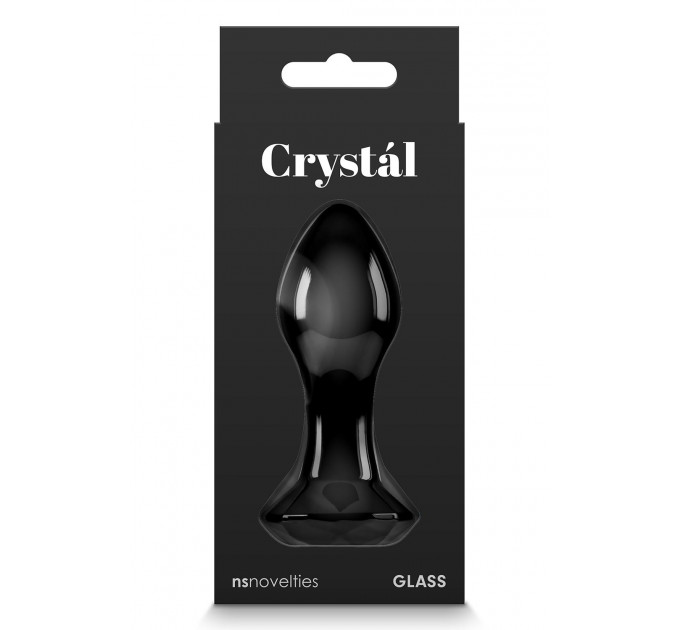 Скляна пробка NS Novelties CRYSTAL GEM BLACK