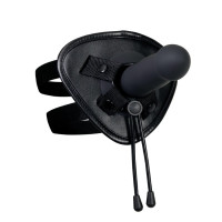 Страпон Evolved Novelties Heavenly Harness с вибрацией, черный