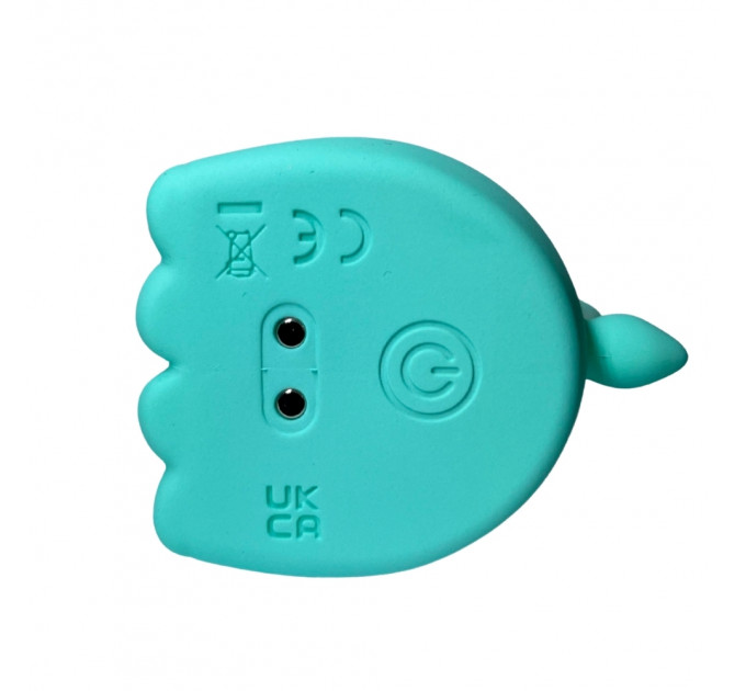 Стимулятор клитора с пульсацией UNIVIBE Единорог, 5 режимов, градиент бело-зелёный