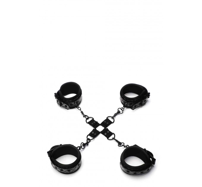 Система Фіксації манжети з пряжками WHIPSMART DIAMOND HOGTIE BLACK