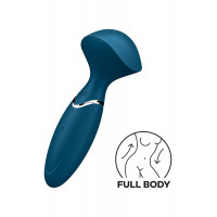 Универсальный компактный мощный массажер Satisfyer Mini Wand-er синий