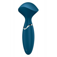 Универсальный компактный мощный массажер Satisfyer Mini Wand-er синий