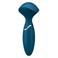 Универсальный компактный мощный массажер Satisfyer Mini Wand-er синий