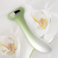 Універсальний вібратор з підсвічуванням Every Night Toys для точки G або P, зелений градієнт