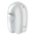 Вакуумный вибратор Satisfyer Glowing Ghost светится в темноте, белый, 8.4 см