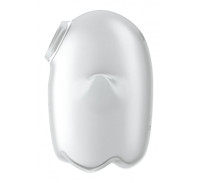 Вакуумный вибратор Satisfyer Glowing Ghost светится в темноте, белый, 8.4 см