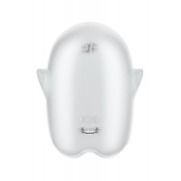 Вакуумный вибратор Satisfyer Glowing Ghost светится в темноте, белый, 8.4 см