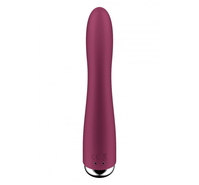 Вібратор для точки G Satisfyer Spinning Vibe 1 із ротацією, червоний