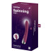 Вібратор для точки G Satisfyer Spinning Vibe 1 із ротацією, червоний