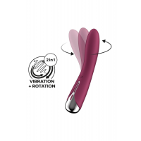 Вибратор для точки G Satisfyer Spinning Vibe 1 с ротацией, красный