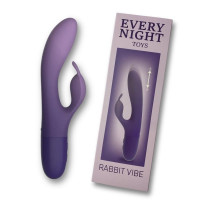 Вибратор-кролик Every Night Toys для точки G, фиолетовый