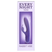 Вибратор-кролик Every Night Toys для точки G, фиолетовый