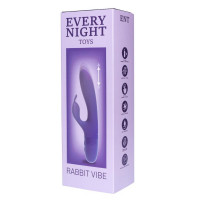 Вибратор-кролик Every Night Toys для точки G, фиолетовый