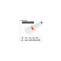 Вибратор-Микрофон белый Massager Super Powerful 10 Function