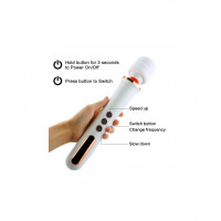 Вибратор-Микрофон белый Massager Super Powerful 10 Function