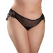 Вибратор в трусики Pipedream Hookup Panties Remote Princess со съемной вибропулей, черный, XL-XXL