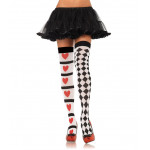Высокие чулки ARLEQUIN & HEART Leg Avenue O\S