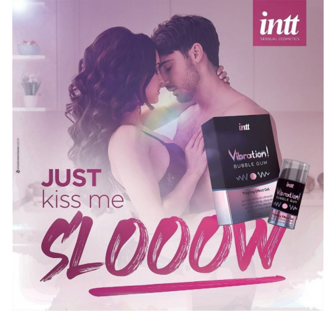 Рідкий вібратор Intt Vibration Bubble Gum 15 мл